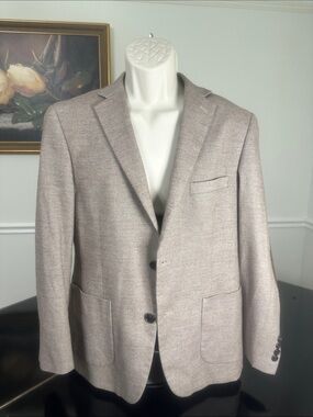 crown & ivy Men's Light Taupe Sport Coat